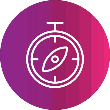 vektör pusula ico, vektör illüstrasyonu