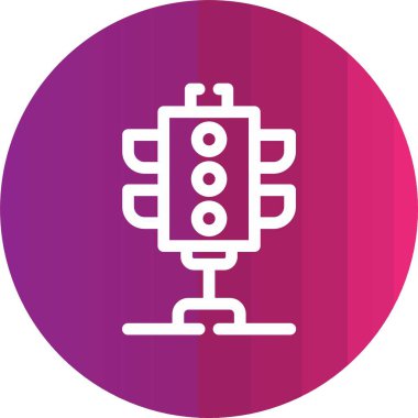 Robot simgesinin vektör illüstrasyonu