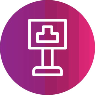 Modern b 'nin vektör illüstrasyonu eksik simgesi