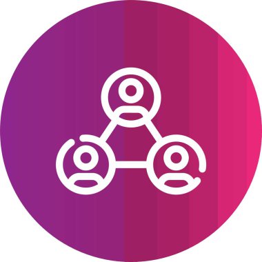 Paylaşım simgesinin vektör illüstrasyonu