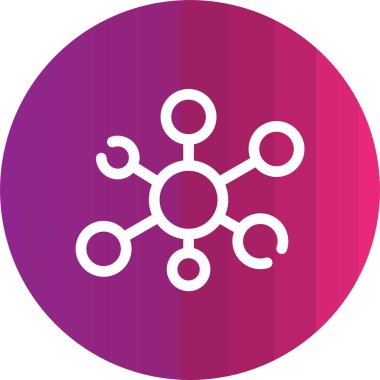 seo modern simgesinin vektör illüstrasyonu