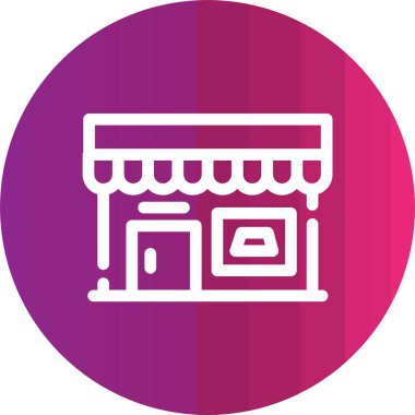 vektör mağaza simgesi çizimi