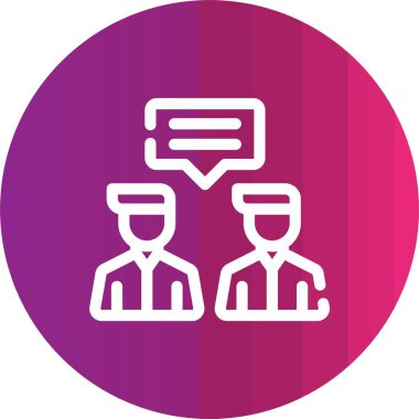 İnsan simgesinin vektör illüstrasyonu