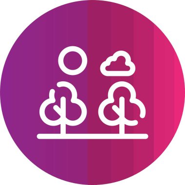 Modern simgenin vektör illüstrasyonu