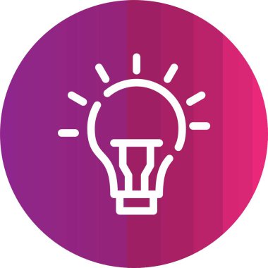 Yaprak simgesi olan ampul, vektör illüstrasyonu