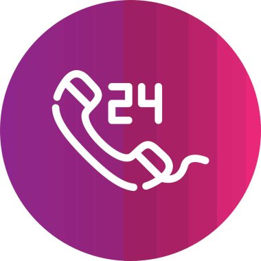 Telefon simgesinin vektör illüstrasyonu