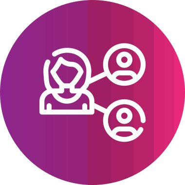 seo modern simgesinin vektör illüstrasyonu