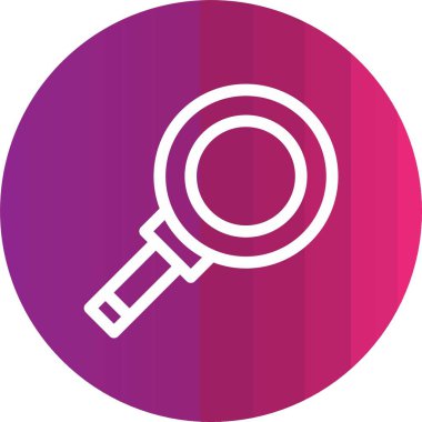 büyütme cam vektör simgesi