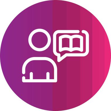 Kitap simgesinin vektör illüstrasyonu