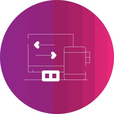 Veri ve finans simgesinin vektör illüstrasyonu. düzenlenebilir veri ve sunucu simgesi vektörü. Ağınız için stok sembolü