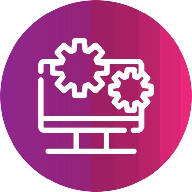 Vektör ayarı Simge illüstrasyonu