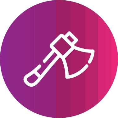 Balta simgesinin vektör illüstrasyonu