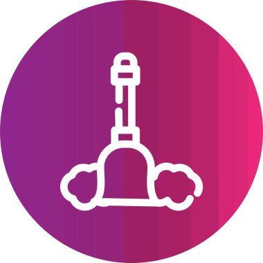 Çan simgesinin vektör çizimi, besin vektörü, gıda konsepti, çizgi