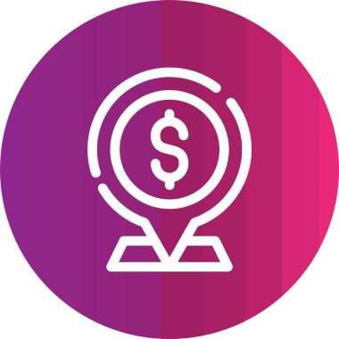 dolar simgesivektör illüstrasyon