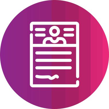 Belge. Web simgesi basit tasarım