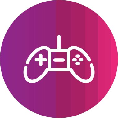 Oyun çubuğu web simgesi, vektör çizim