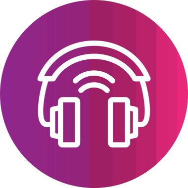 Vektör kulaklık simge tasarlamak