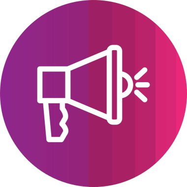 Hoparlör modern simgenin vektör illüstrasyonu