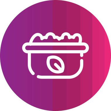 Gıda simgesinin vektör illüstrasyonu