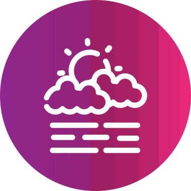 bulut simgesi, vektör illüstrasyonu