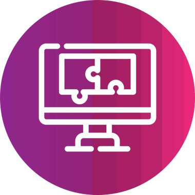 ekran simgesine sahip dizüstü bilgisayar, vektör illüstrasyon tasarımı