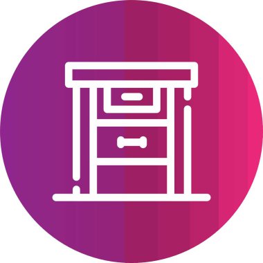 Modern simgenin vektör illüstrasyonu