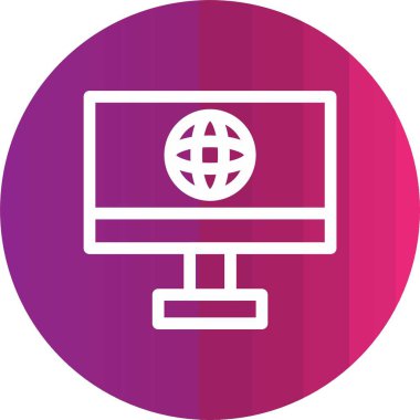 vektör izleyici simgesi illüstrasyonu