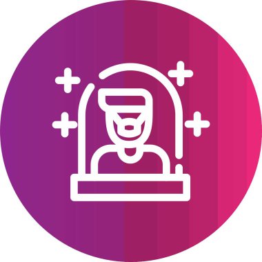 İnsan simgesinin vektör illüstrasyonu