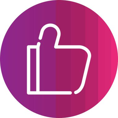 Bir başparmağın vektör illüstrasyonuName