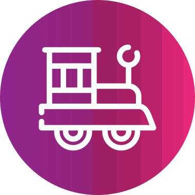 Projeniz için vektör tren simgesi