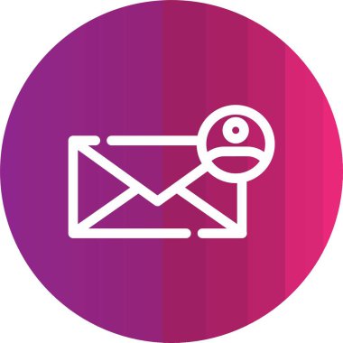 e-posta vektörü simgesi modern basit illüstrasyon