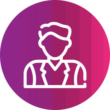 Modern b 'nin vektör illüstrasyonu insanoğlunun ikonundan yoksun