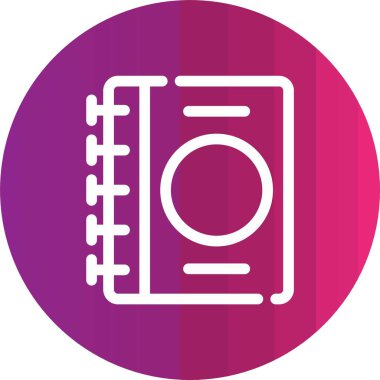 Kamera simgesi, illüstrasyon vektör tasarımı