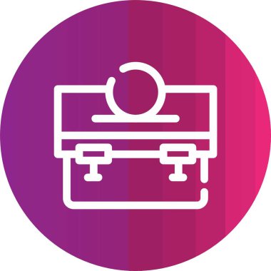 evrak çantası ikonu vektör illüstrasyonu