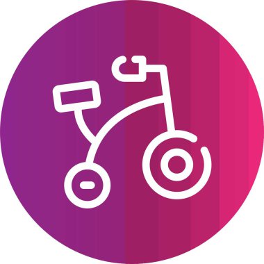 vektör bisiklet simgesi illüstrasyonu