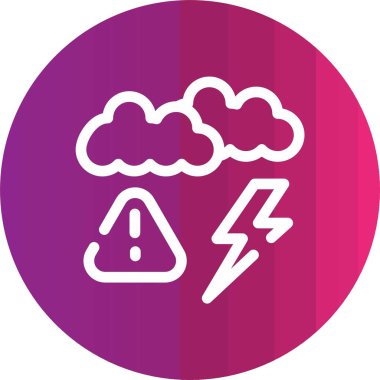 Bulut simgesi vektör illüstrasyonu