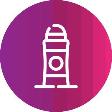 Benzersiz Deniz Feneri Vektör Kabartma Simgesi