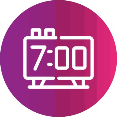 Takvim simgesinin vektör illüstrasyonu