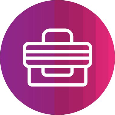 Evrak Çantası'nı web simgesi, vektör çizim