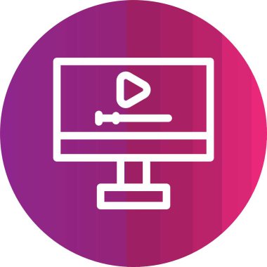 seo modern simgesinin vektör illüstrasyonu