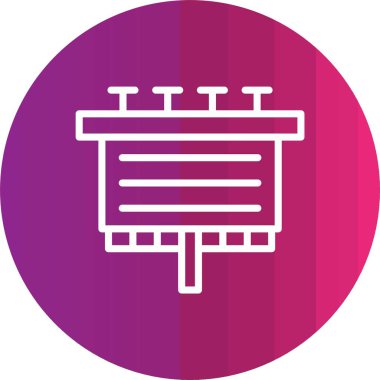 Modern b 'nin vektör illüstrasyonu hava ikonundan yoksun