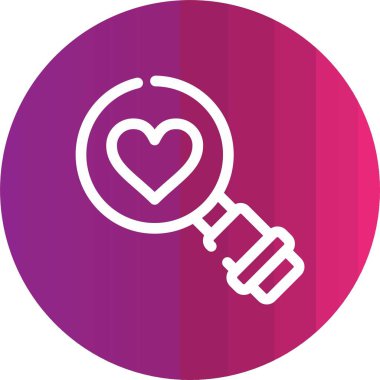 güzel aşk sembolü vektör simgesi