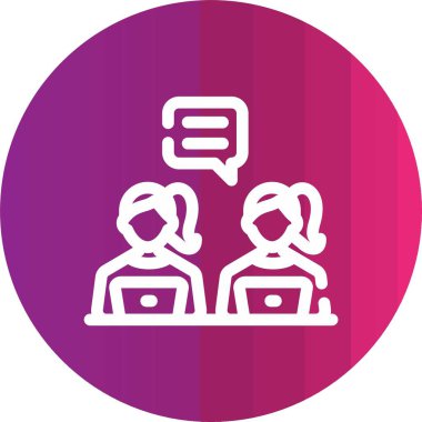 İnsan simgesinin vektör illüstrasyonu