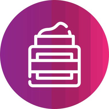 Gıda simgesinin vektör illüstrasyonu