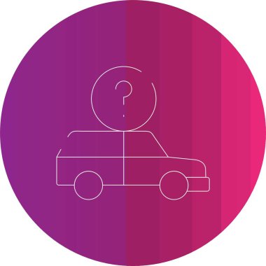 araba simgesi vektör illüstrasyonu