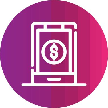 Vektör Mobil simge illüstrasyonu