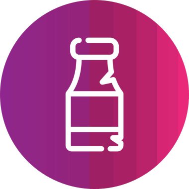 su şişesi simgesi, vektör illüstrasyonu