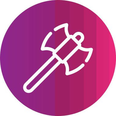 kürek simgesi vektör illüstrasyonu