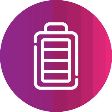 Pil simgesinin vektör illüstrasyonu