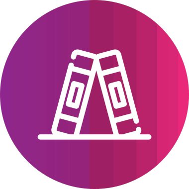 Kitap. Web simgesi basit illüstrasyon